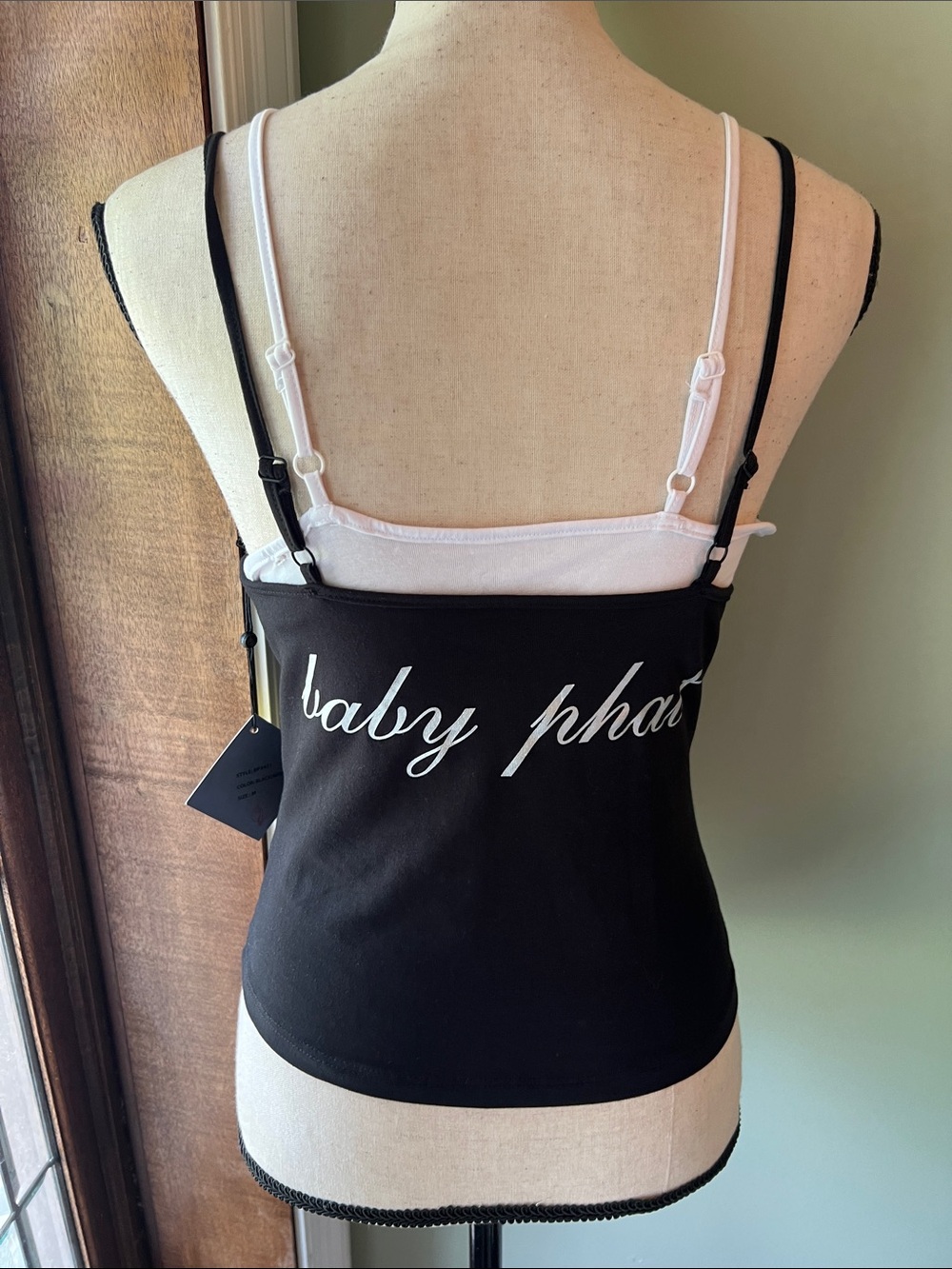 Baby Phat Black and Gold Logo Tank Top - Picture 4 of 6